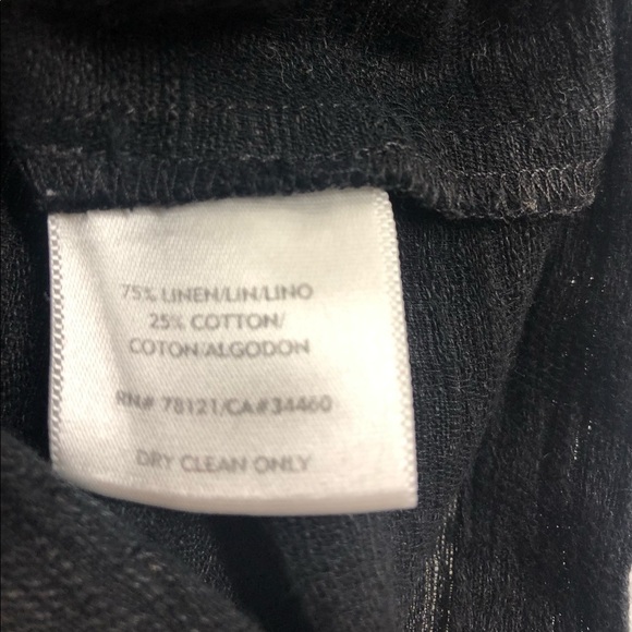 EILEEN FISHER  Linen Cotton Blend Capri Pants - Picture 4 of 7